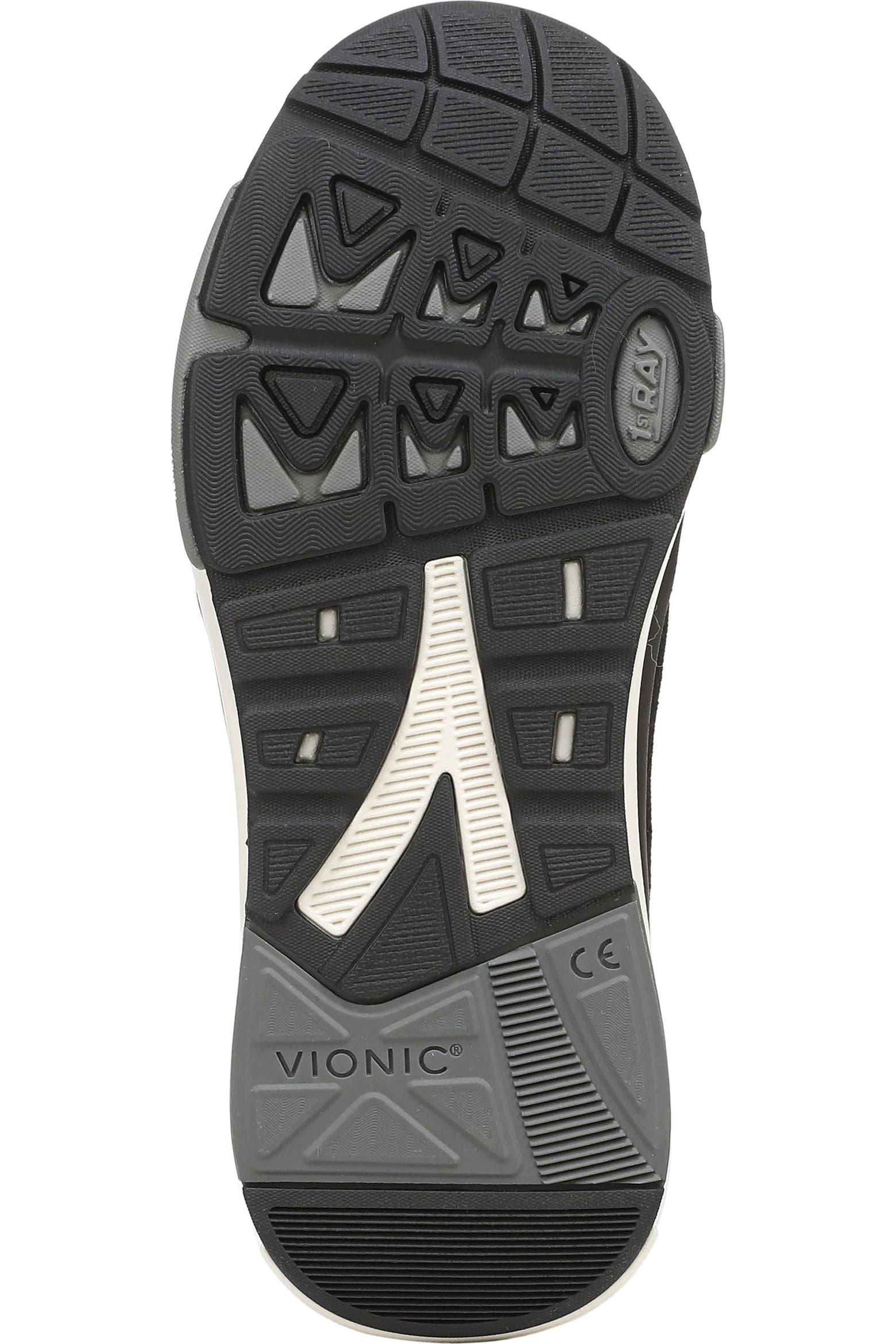 Vionic Women's Walk Strider Weekend Sneaker Black Grey