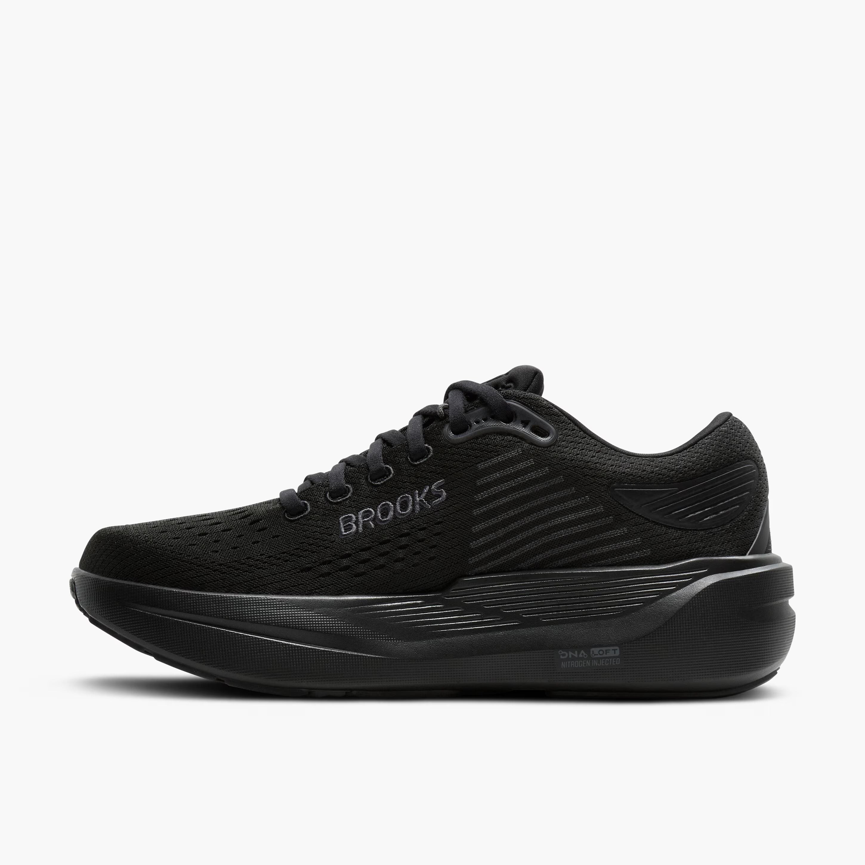 Brooks Men's Ghost Max 3 Runners Black/Black/Ebony