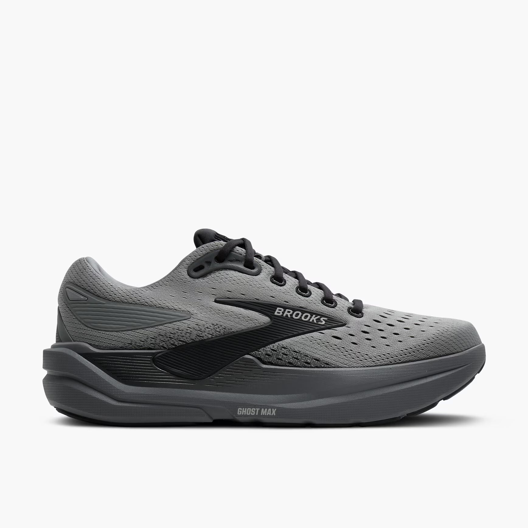 Brooks Men's Ghost Max 3 Runners Primer Grey/Ebony