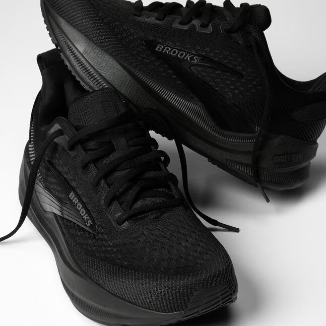 Brooks Men's Ghost Max 4 Runners Black/Black/Ebony