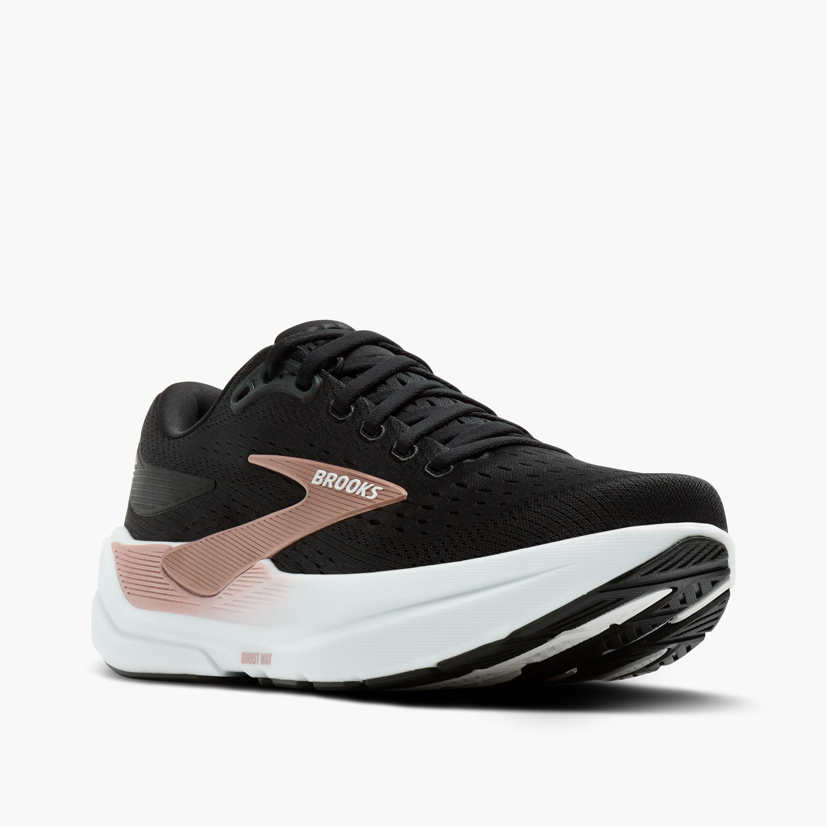 Brooks Women's Ghost Max 3 Runners Black/Black/Rose Gold