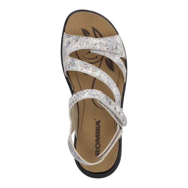 Romika Women's Ibiza 70 Sandals Beige Multi