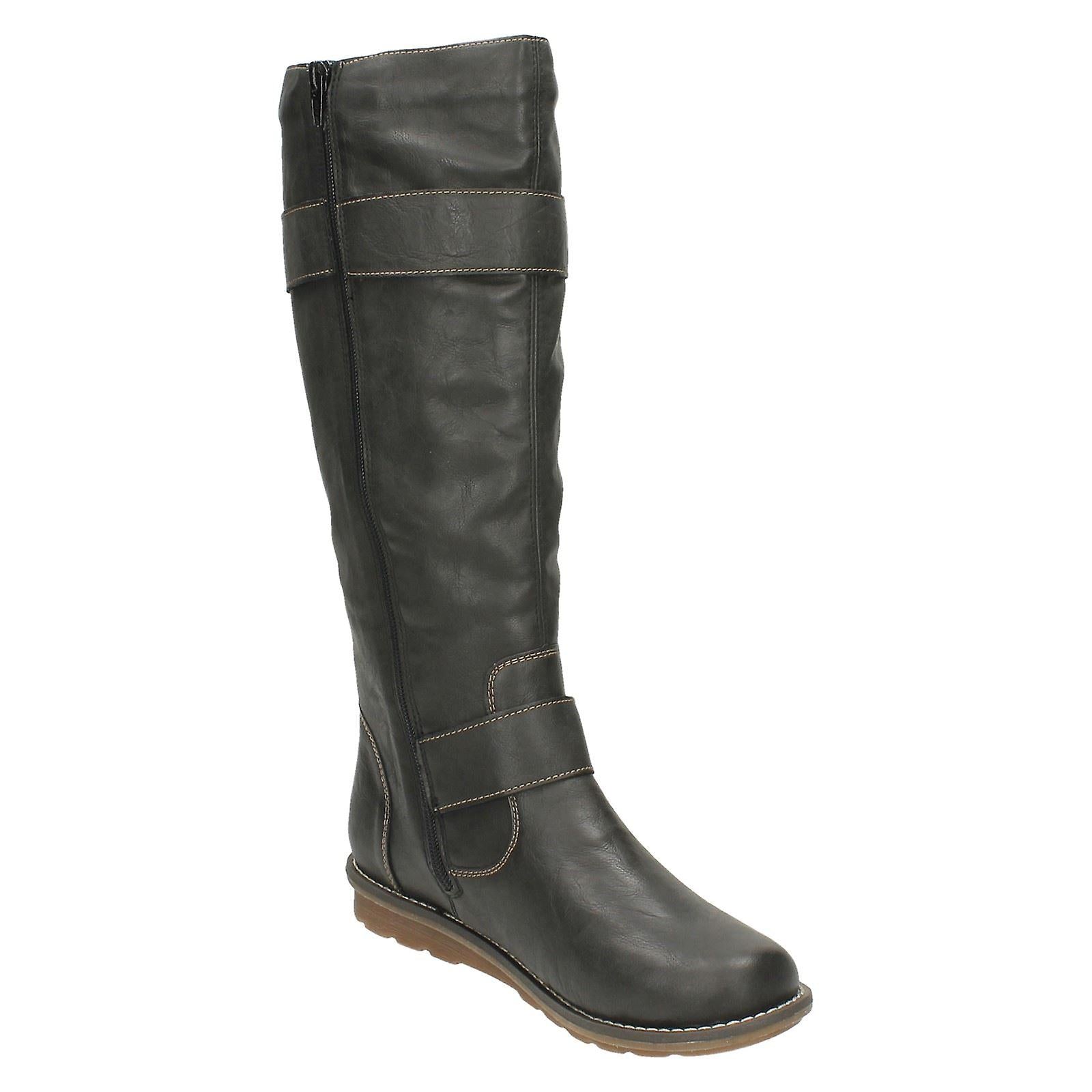 Remonte Women's R1073-02 Calf Boots Black