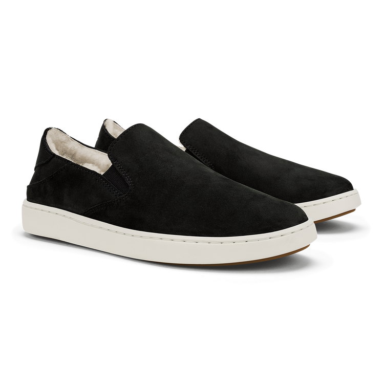 OluKai Women's Pehuea Cozy Sneakers Lava Rock