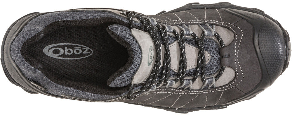 Oboz Men's Bridger Low Waterproof Hiking Shoes DK Shadow