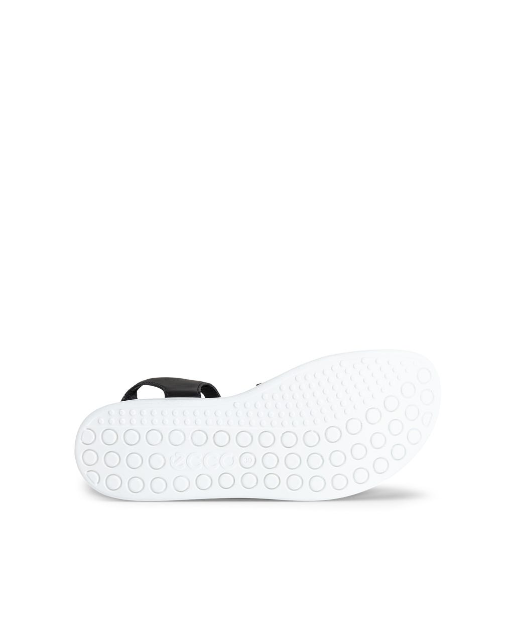 ECCO Women's Soft Sandals 3-Strap Black