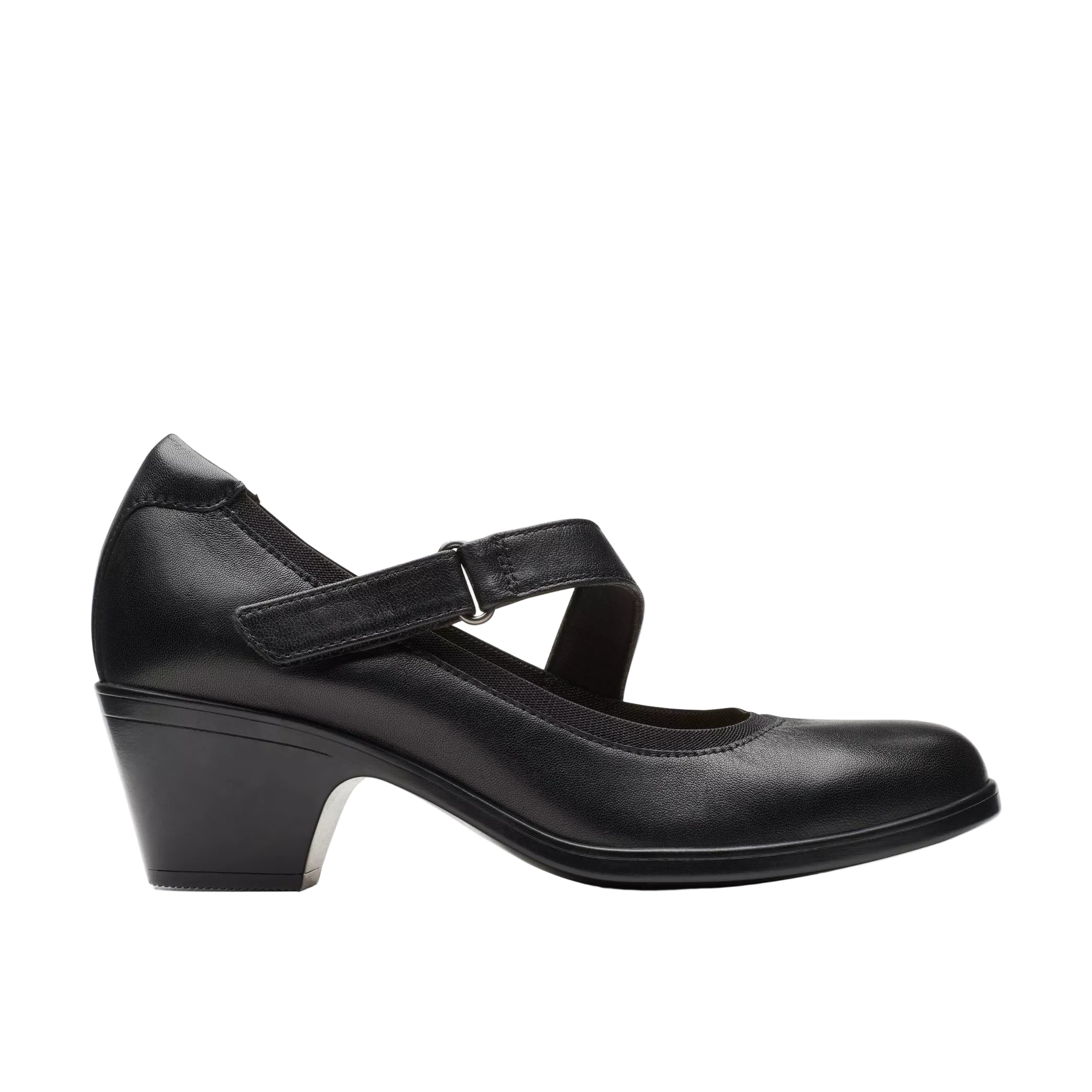 Clarks Women's Emily 2 Mabel Mary Jane Black Leather
