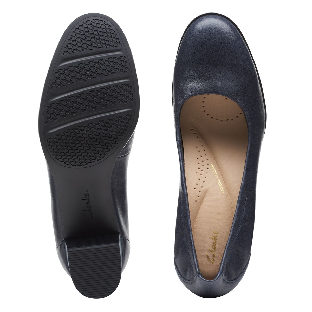 Clarks Women's Loken Step Heels Navy