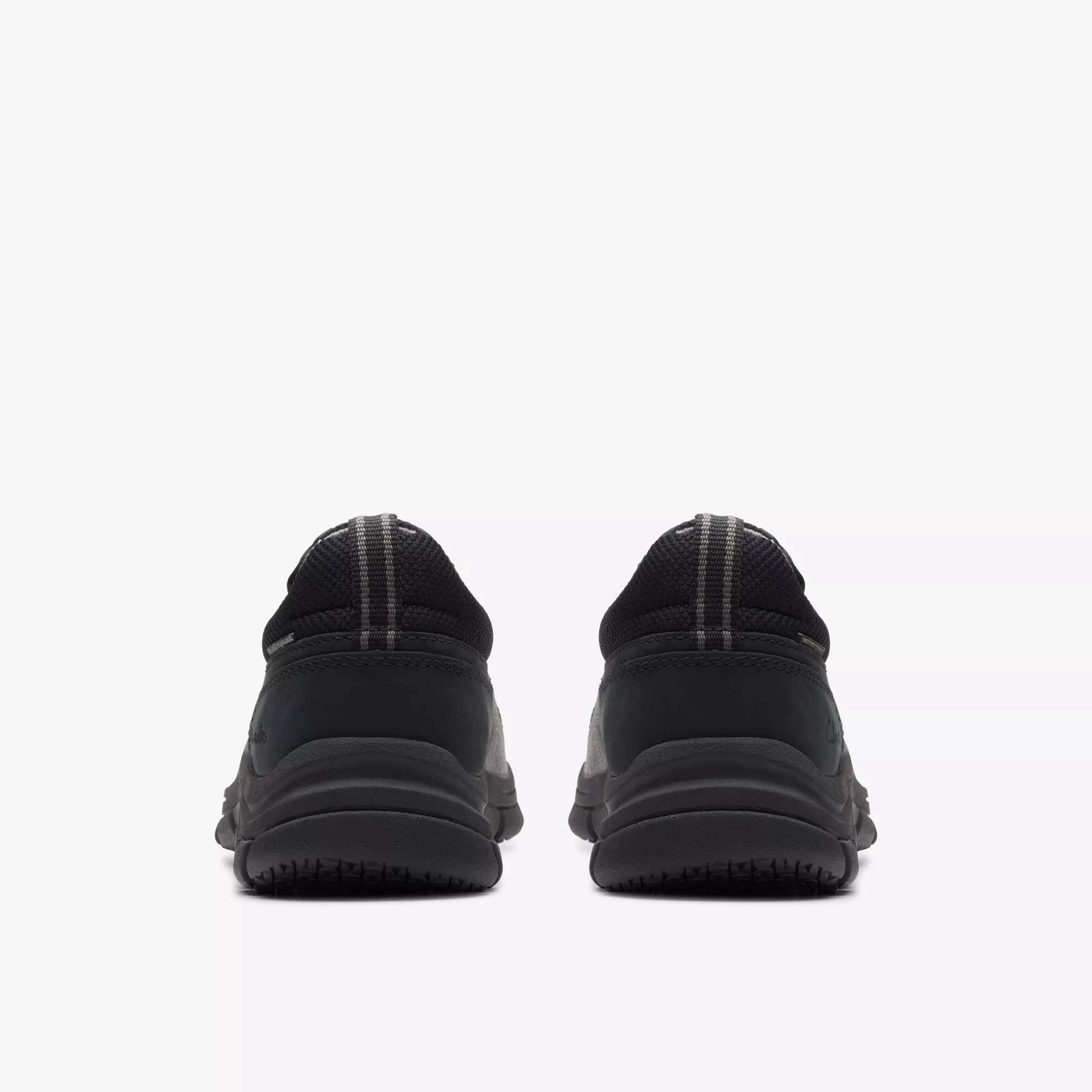 Clarks Men's Walpath Step Casual Shoes Black Leather