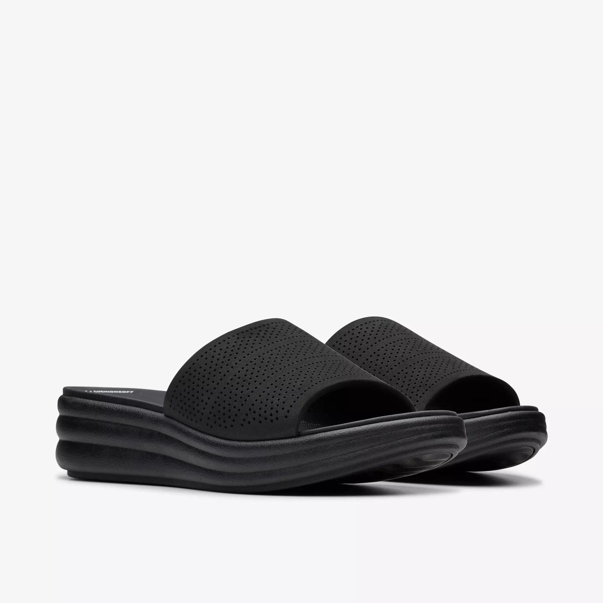 Clarks Women's Drift Twist Sandals Black