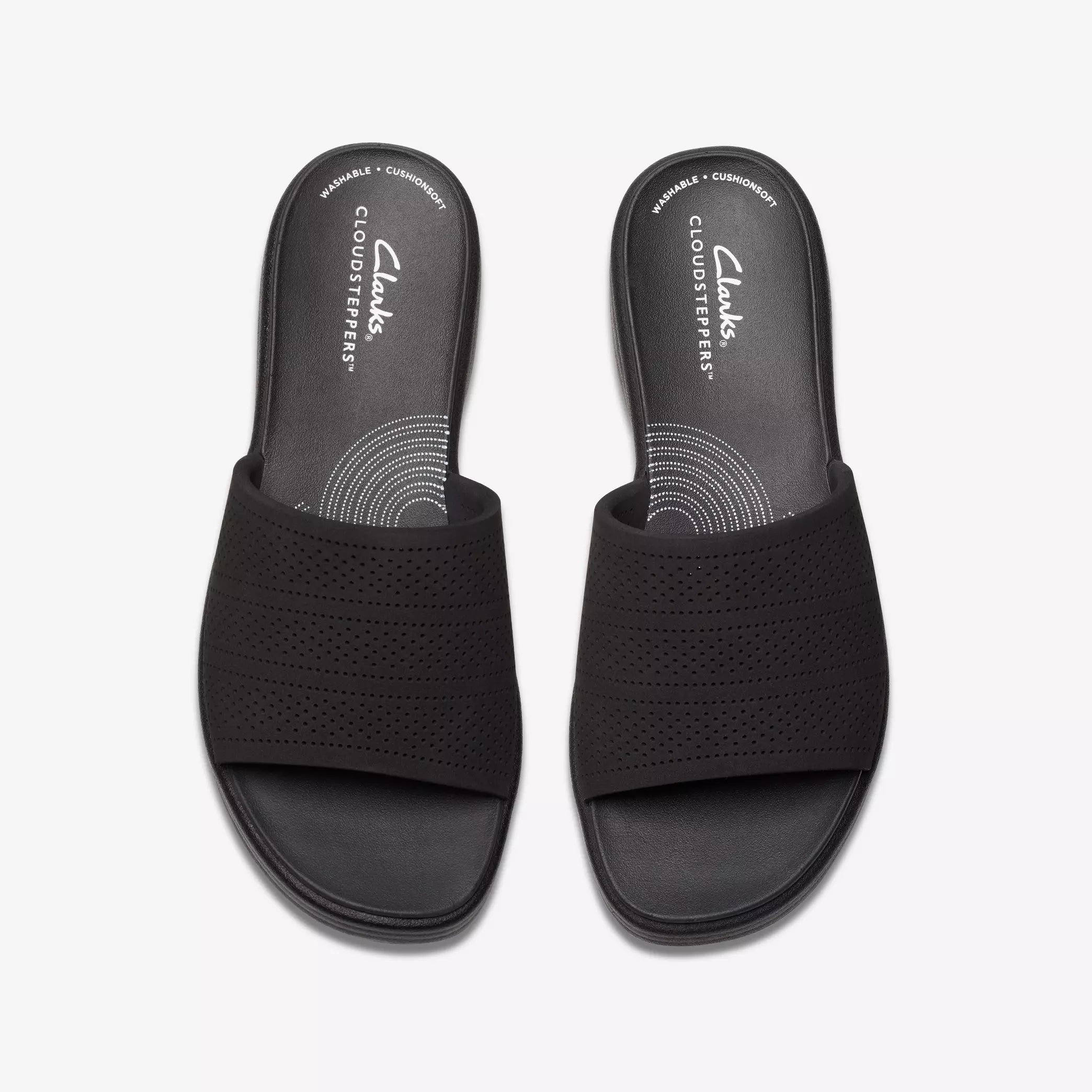Clarks Women's Drift Twist Sandals Black