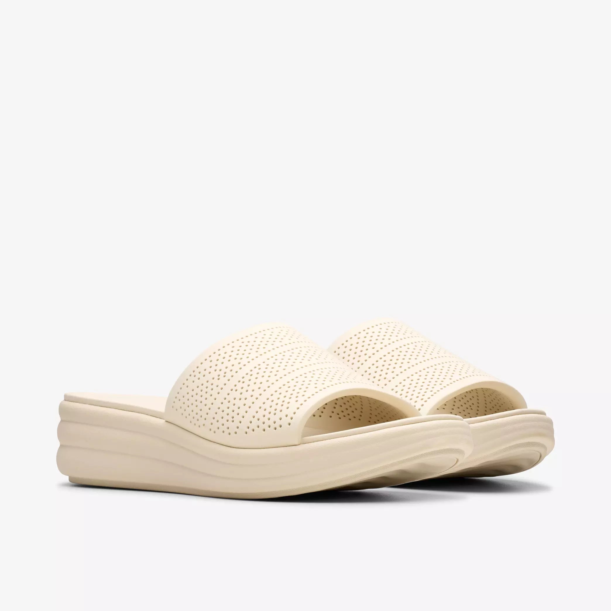 Clarks Women's Drift Twist Sandals Cream