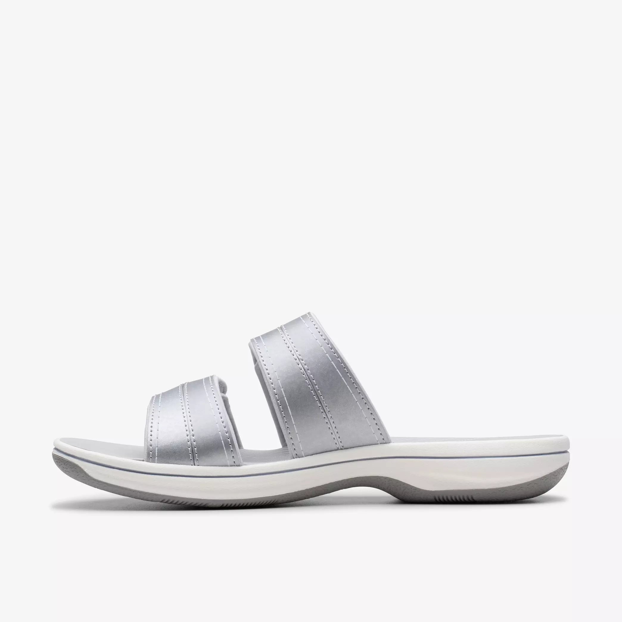 Clarks Women's Breeze Maye Sandals Silver