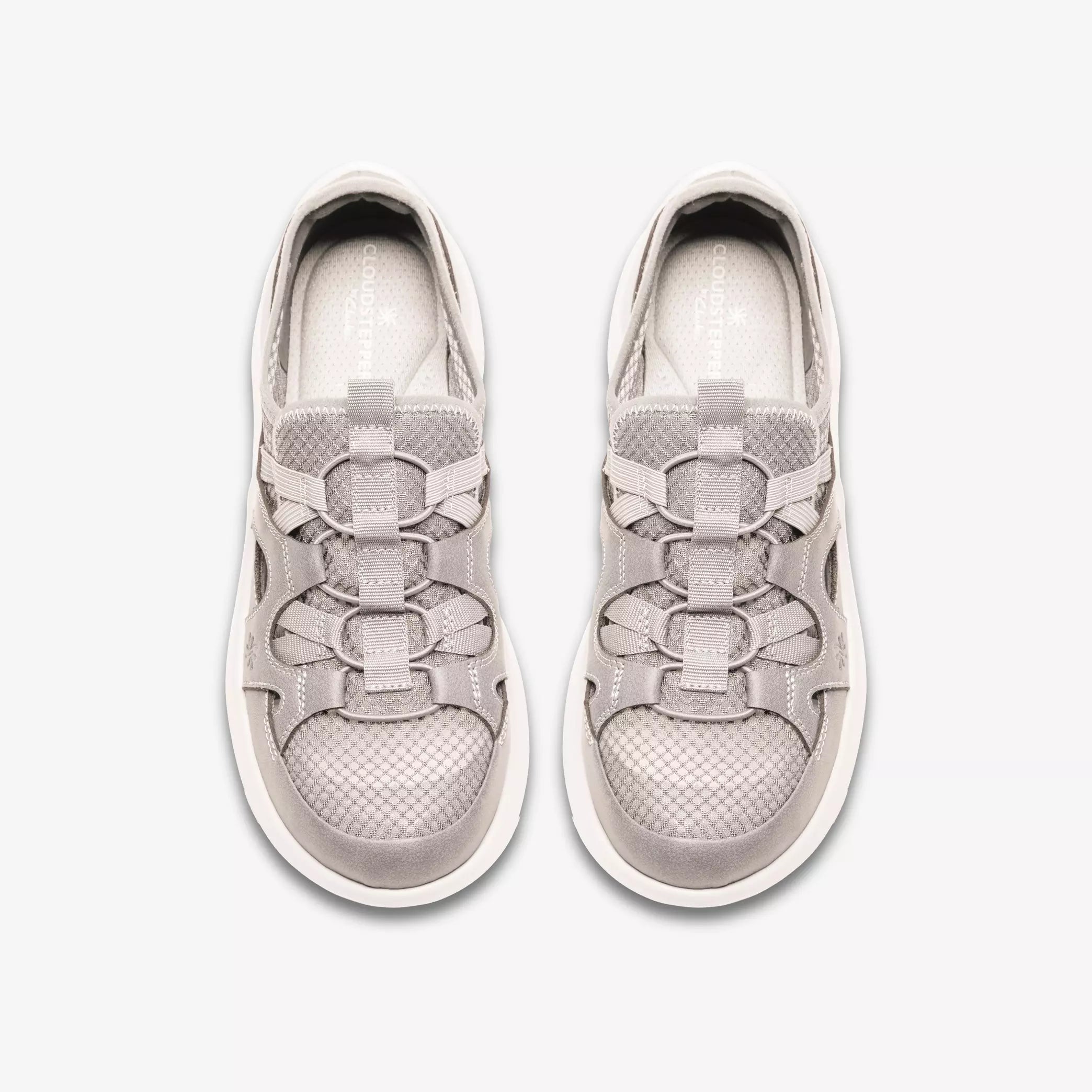 Clarks Women's Solevana Step Shoes Pale Grey
