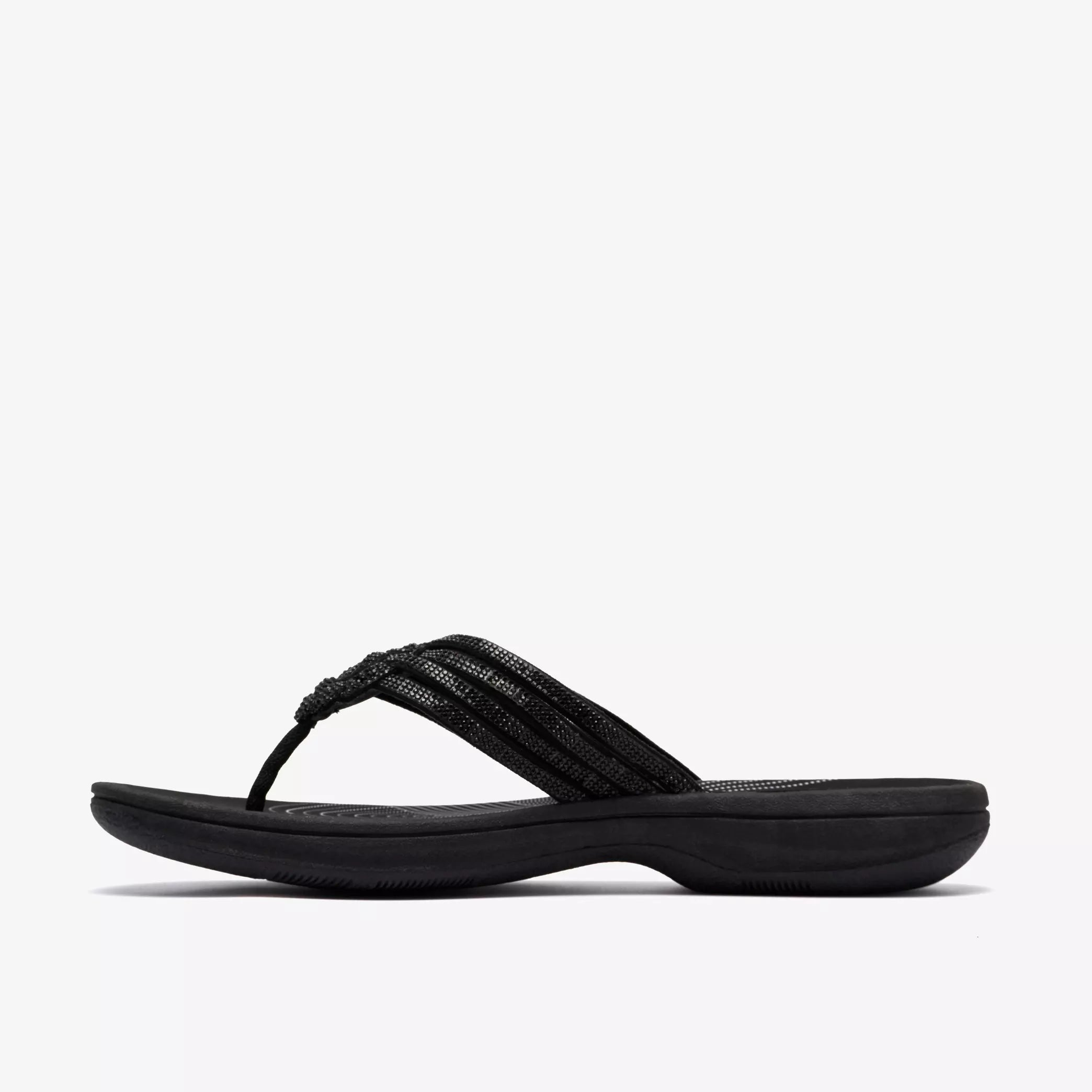 Clarks Women's Breeze Gem Sandals Black
