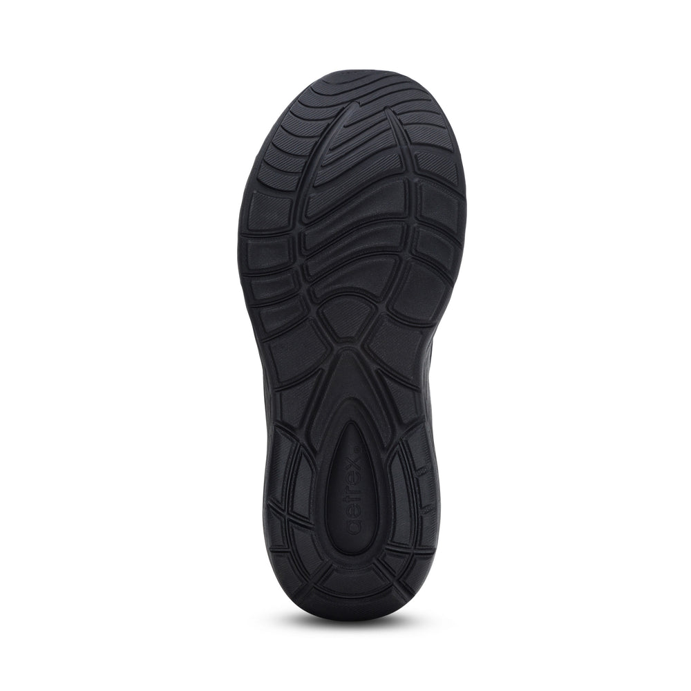Aetrex Men's Arch Support Dash Sneakers Black