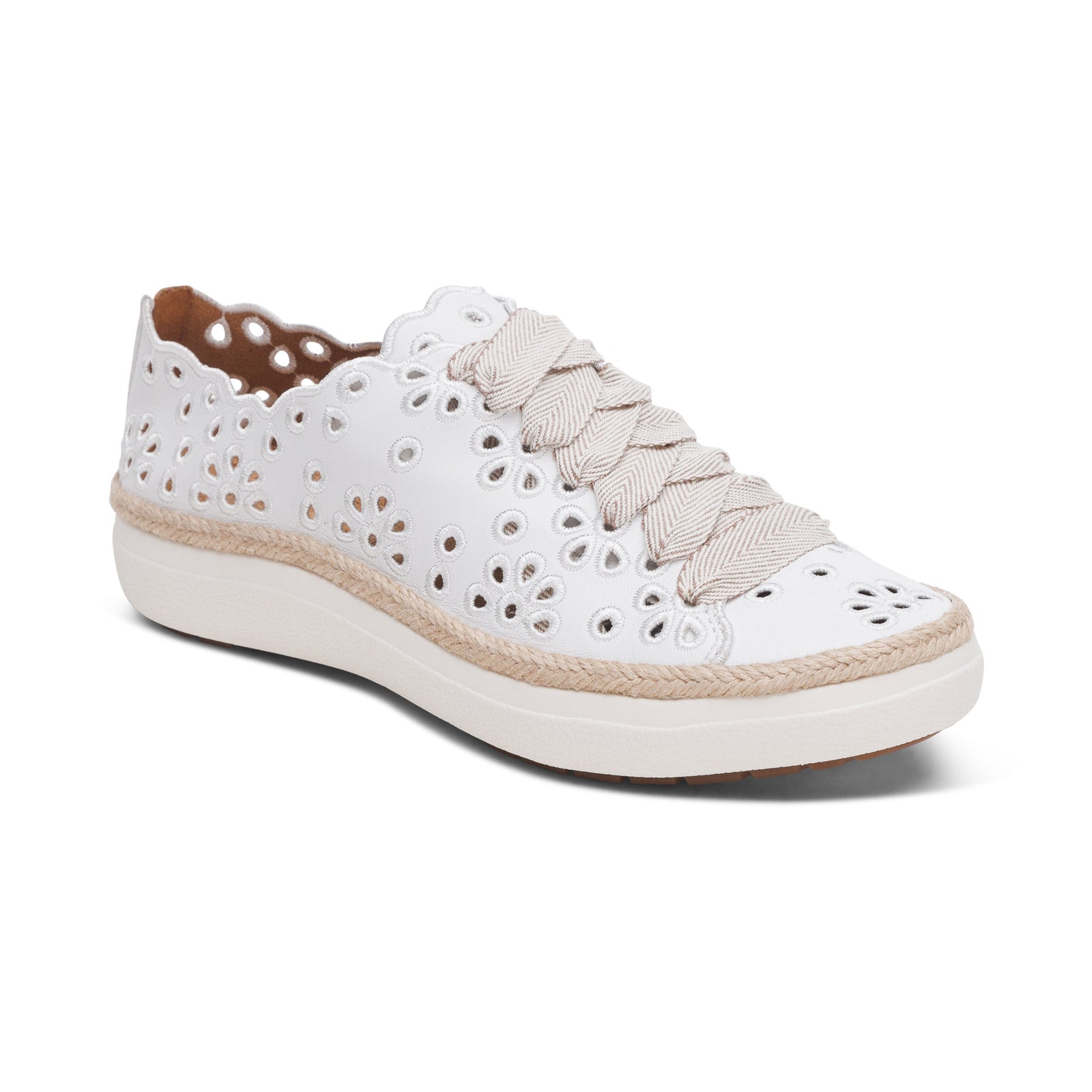 Aetrex Women's Charlotte Casual Shoe White