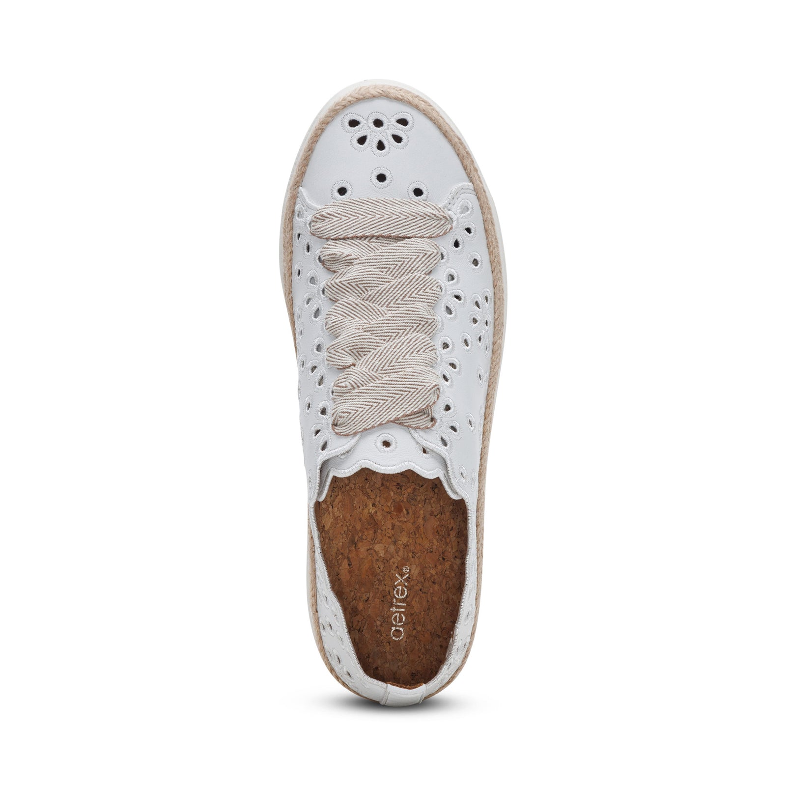 Aetrex Women's Charlotte Casual Shoe White