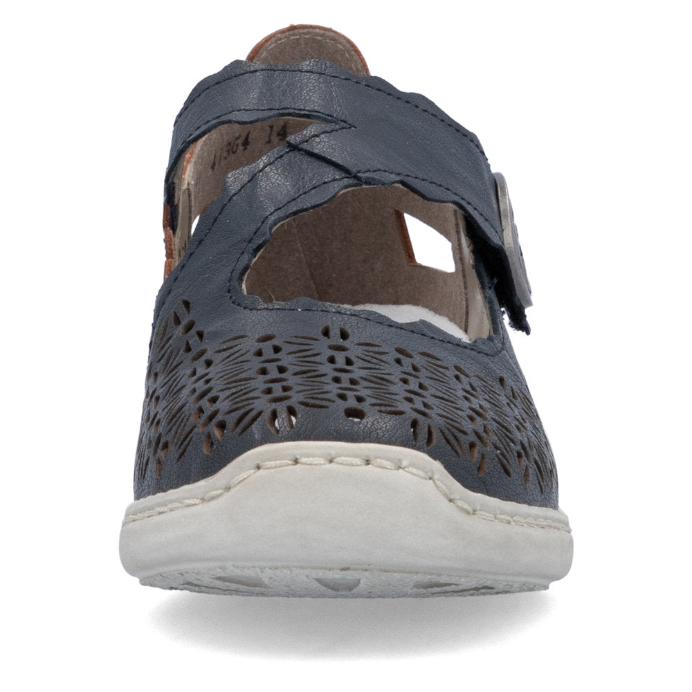 Rieker Women's 413G4-14 Blue Combination