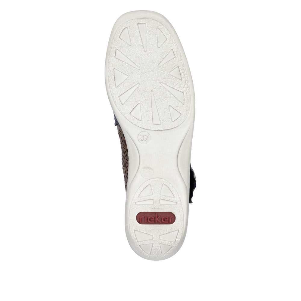 Rieker Women's 413G4-14 Blue Combination