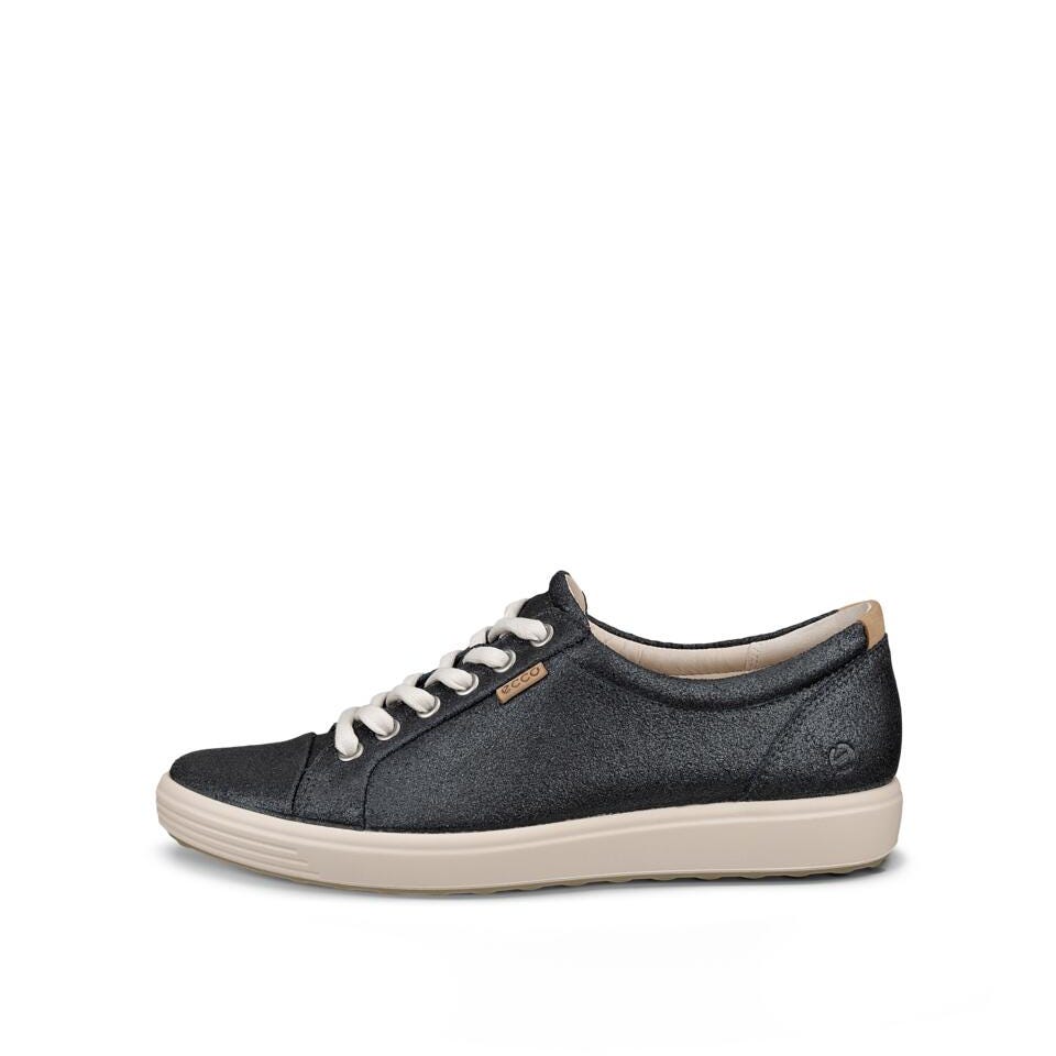 ECCO Women's Soft 7 Sneakers Silver Heavy
