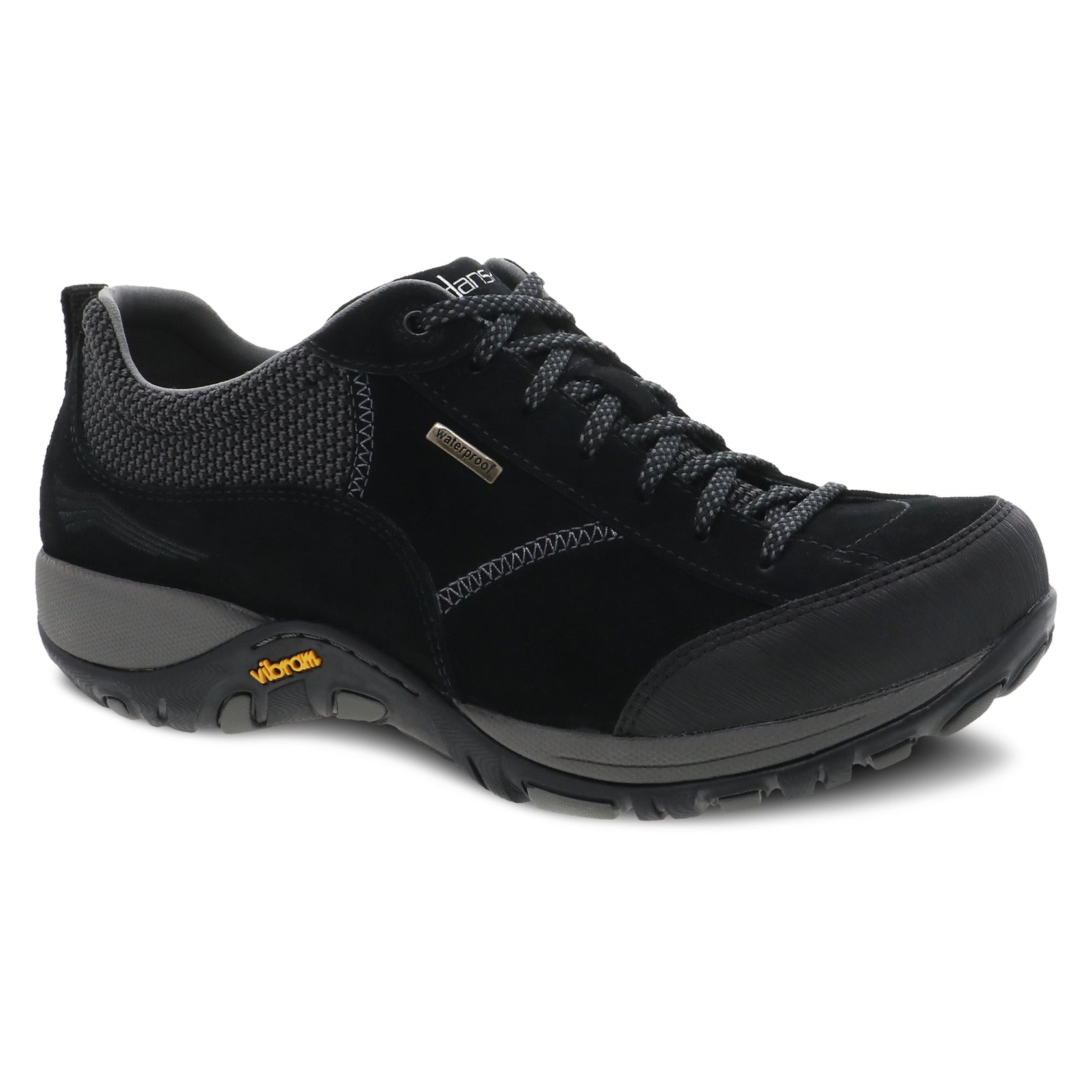 Dansko Women's Paisley Wide Sneakers Black/Black Suede