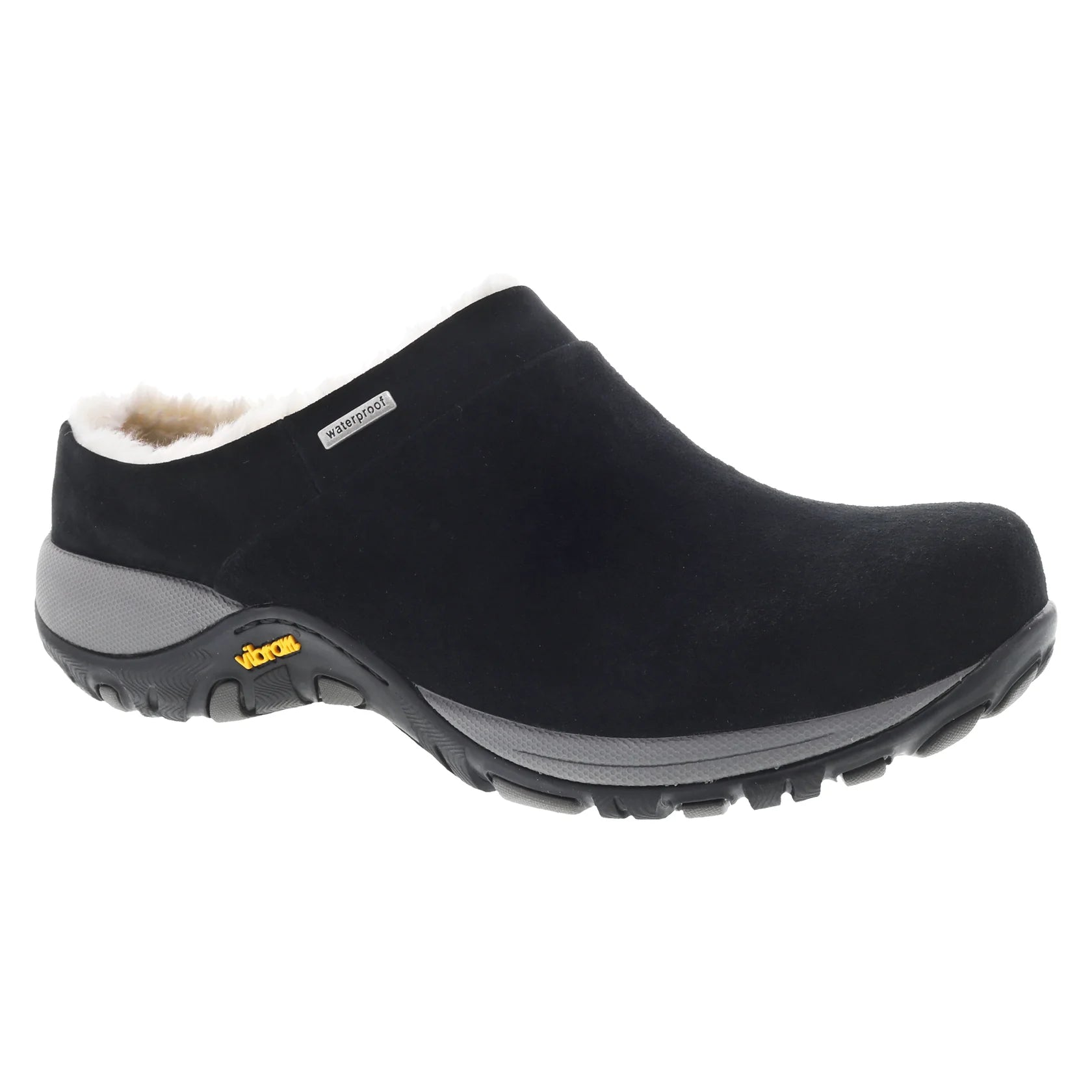 Dansko Women's Parson Suede Slip-On Clog Black