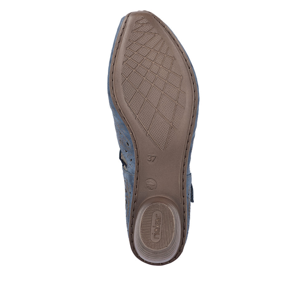 Rieker Women's 43773-12 Heel Blue