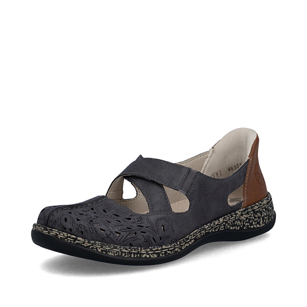 Rieker Women's 46352 Casual Shoe Grey