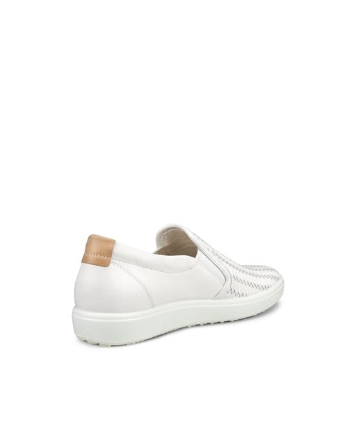 ECCO Women's Soft 7 Slip-On Shoes White