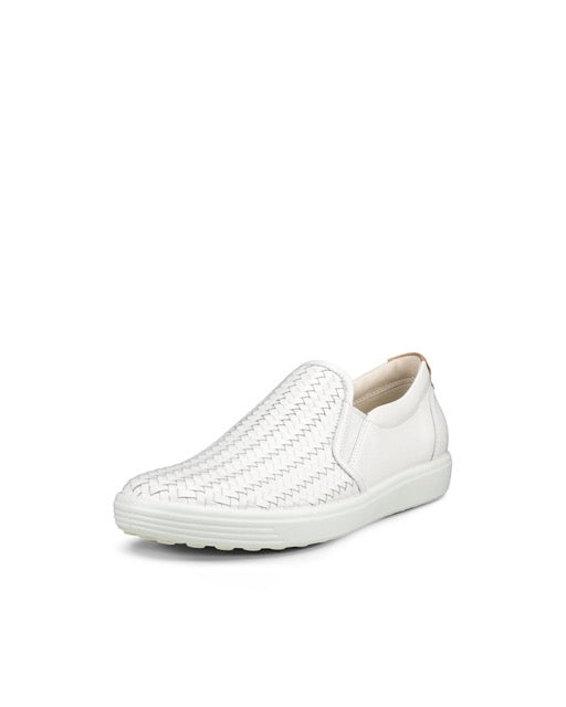 ECCO Women's Soft 7 Slip-On Shoes White