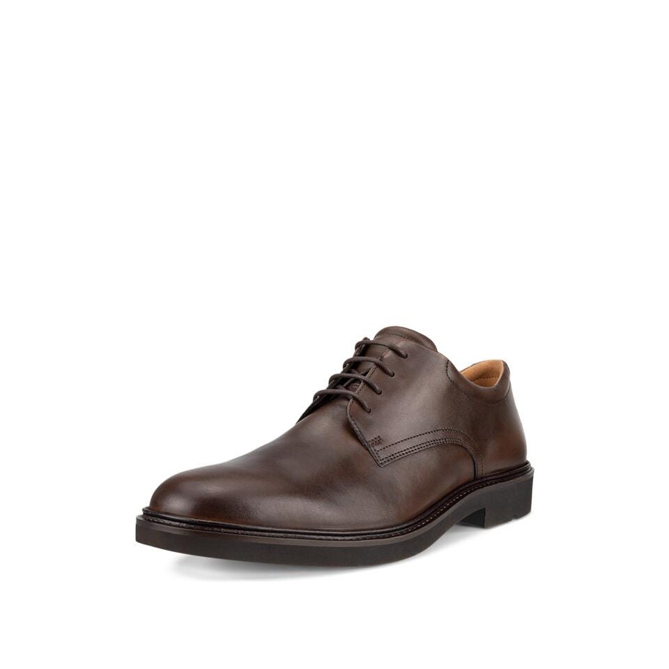 ECCO Men's Metro London M Derby Dress Shoes Cocoa Brown