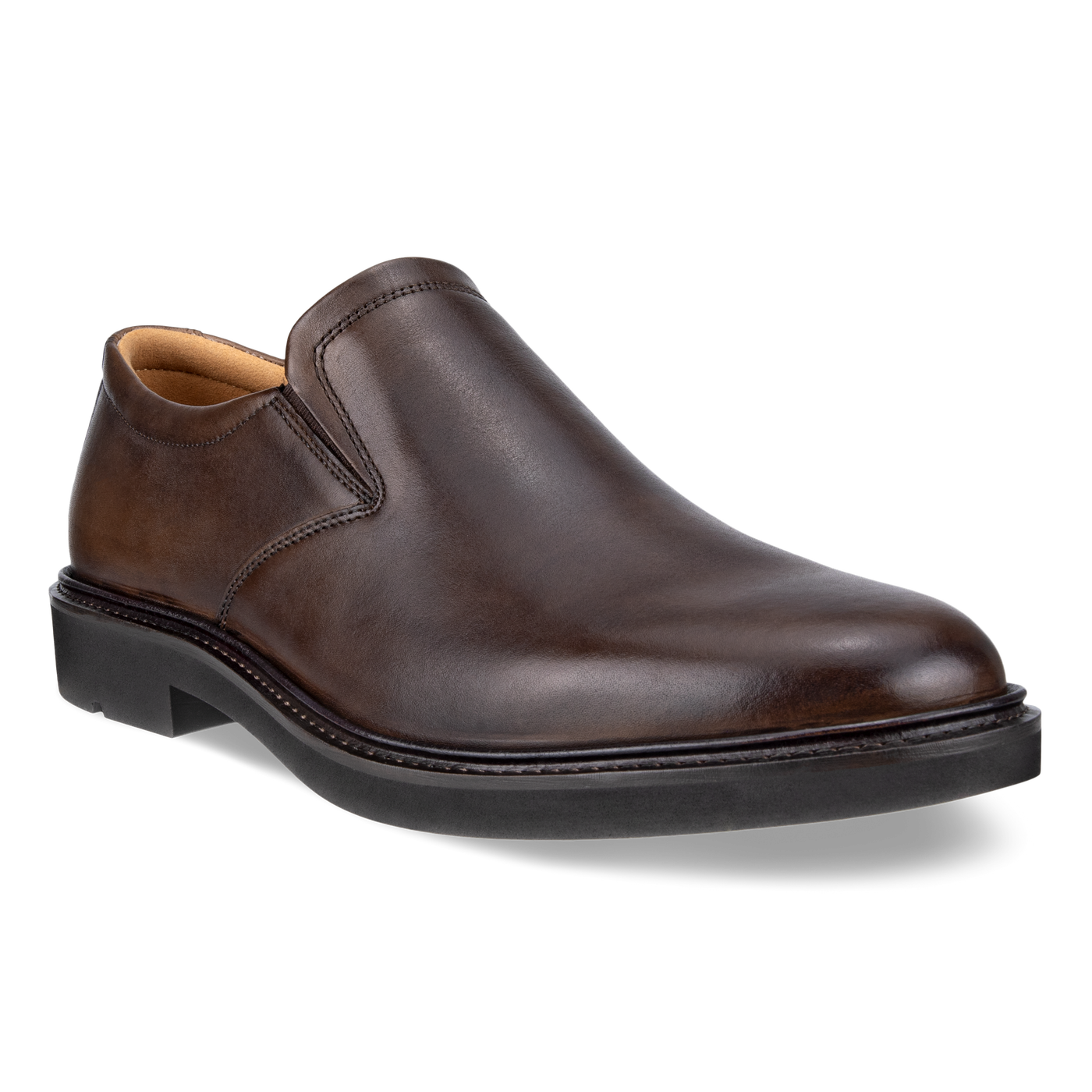 ECCO Men's Metropole London Slip-On Dress Shoes Cocoa Brown