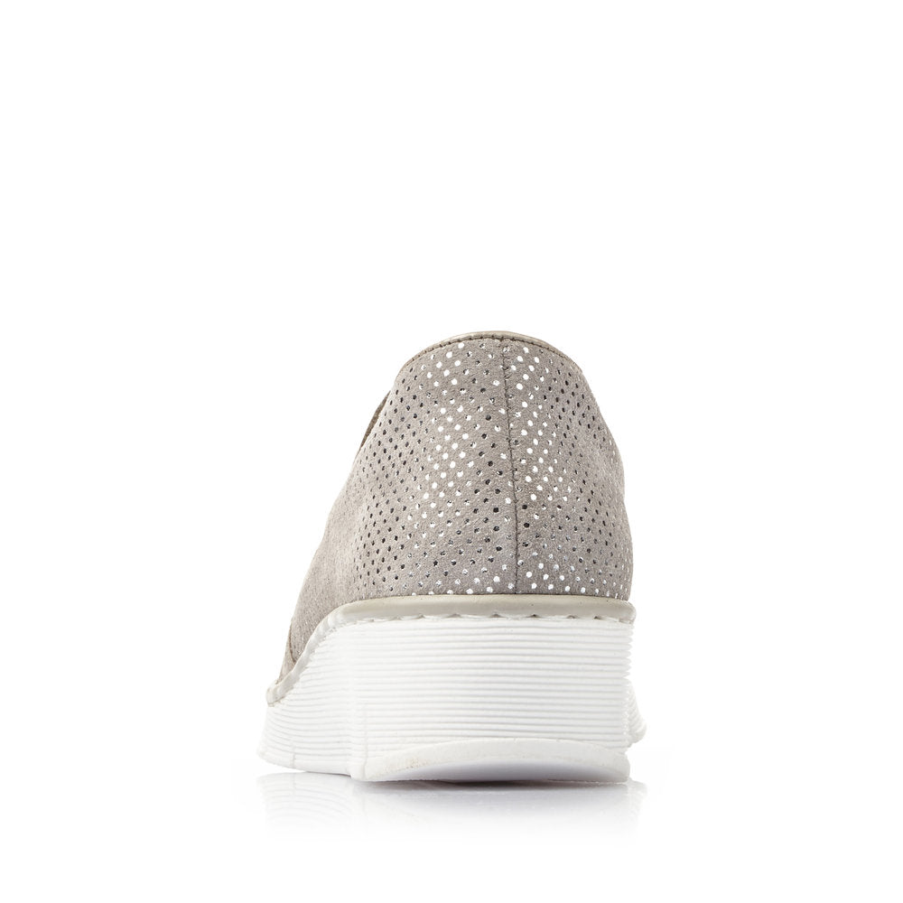 Rieker Women's 537W4-40 Grey Combination