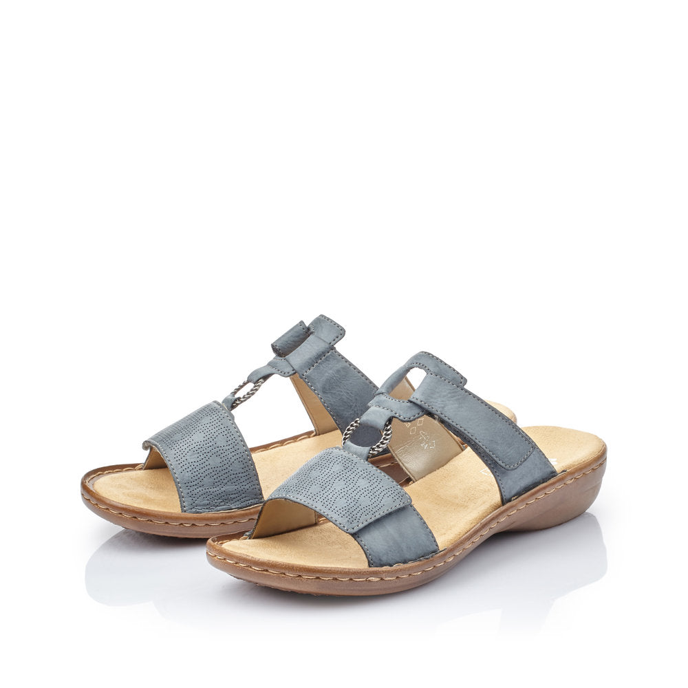Rieker Women's 60885-12 Sandal Blue