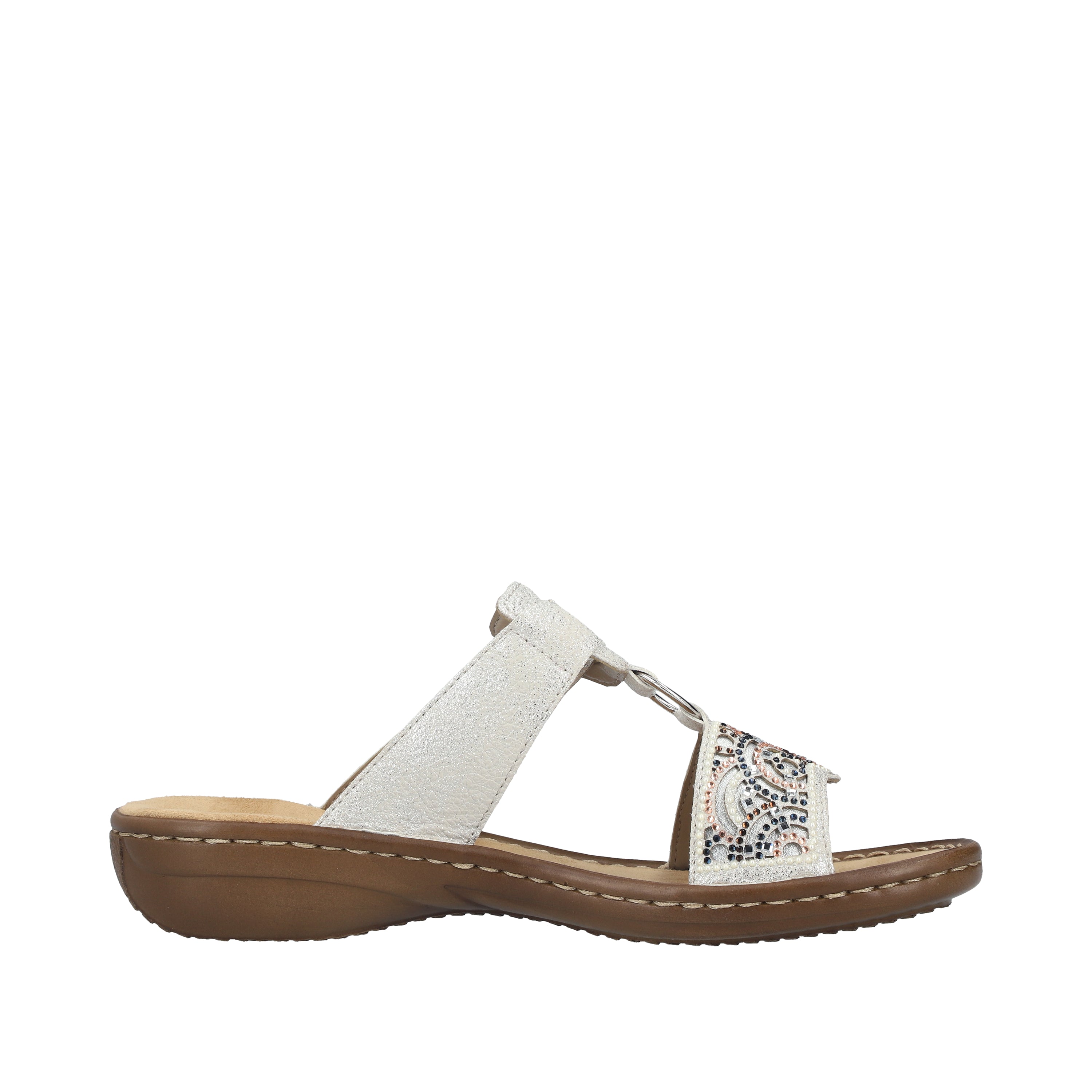 Rieker Women's 608k2-40 Sandals Grey