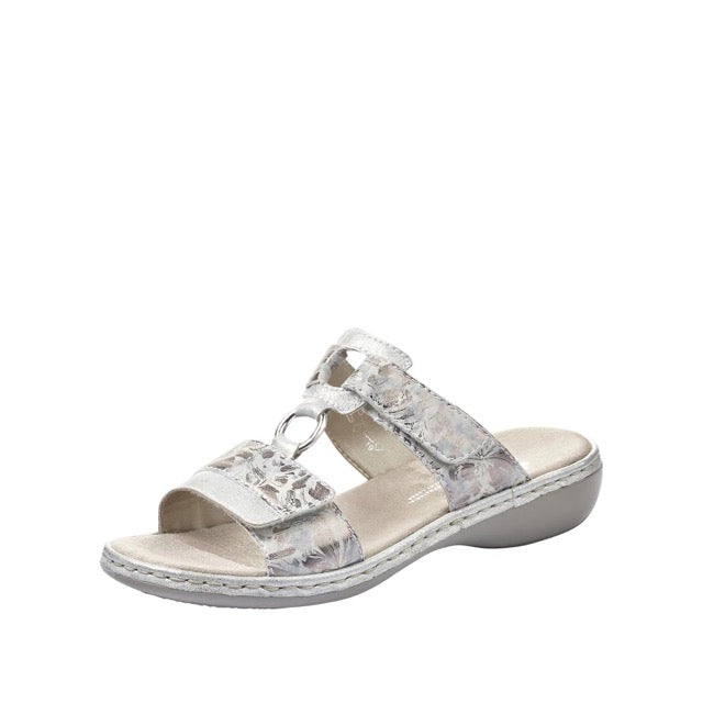 Rieker Women's 659X6-80 Sandal Metallic