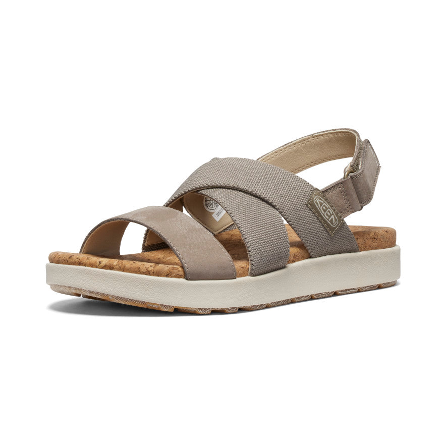 Keen Women's Elle Criss Cross Sandals Brindle/Birch