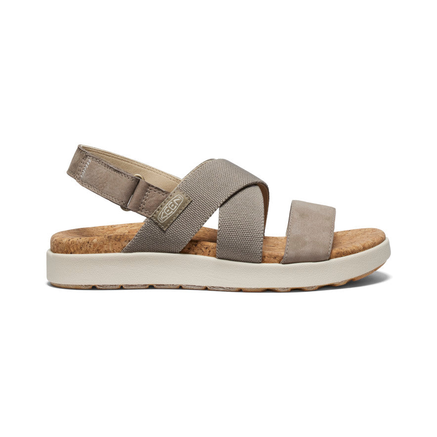 Keen Women's Elle Criss Cross Sandals Brindle/Birch