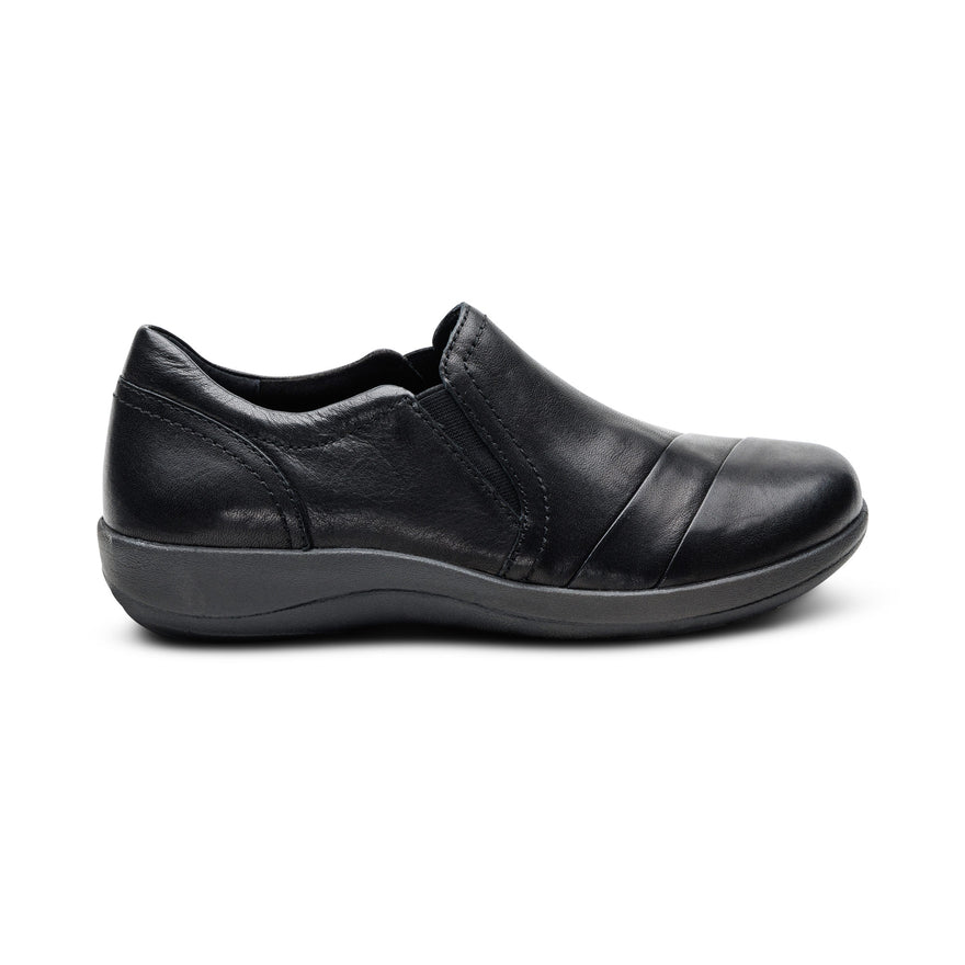 Aetrex Women's Helena Slip-On Shoe Black