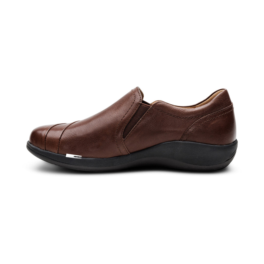 Aetrex Women's Helena Slip-On Shoes Brown