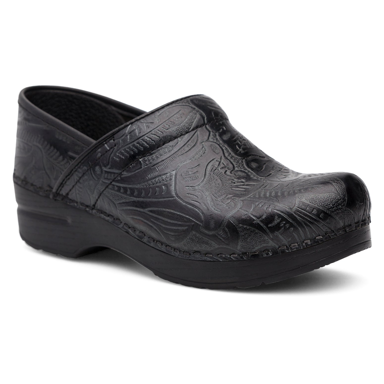 Dansko Women's Proffesional Tooled Clogs Black