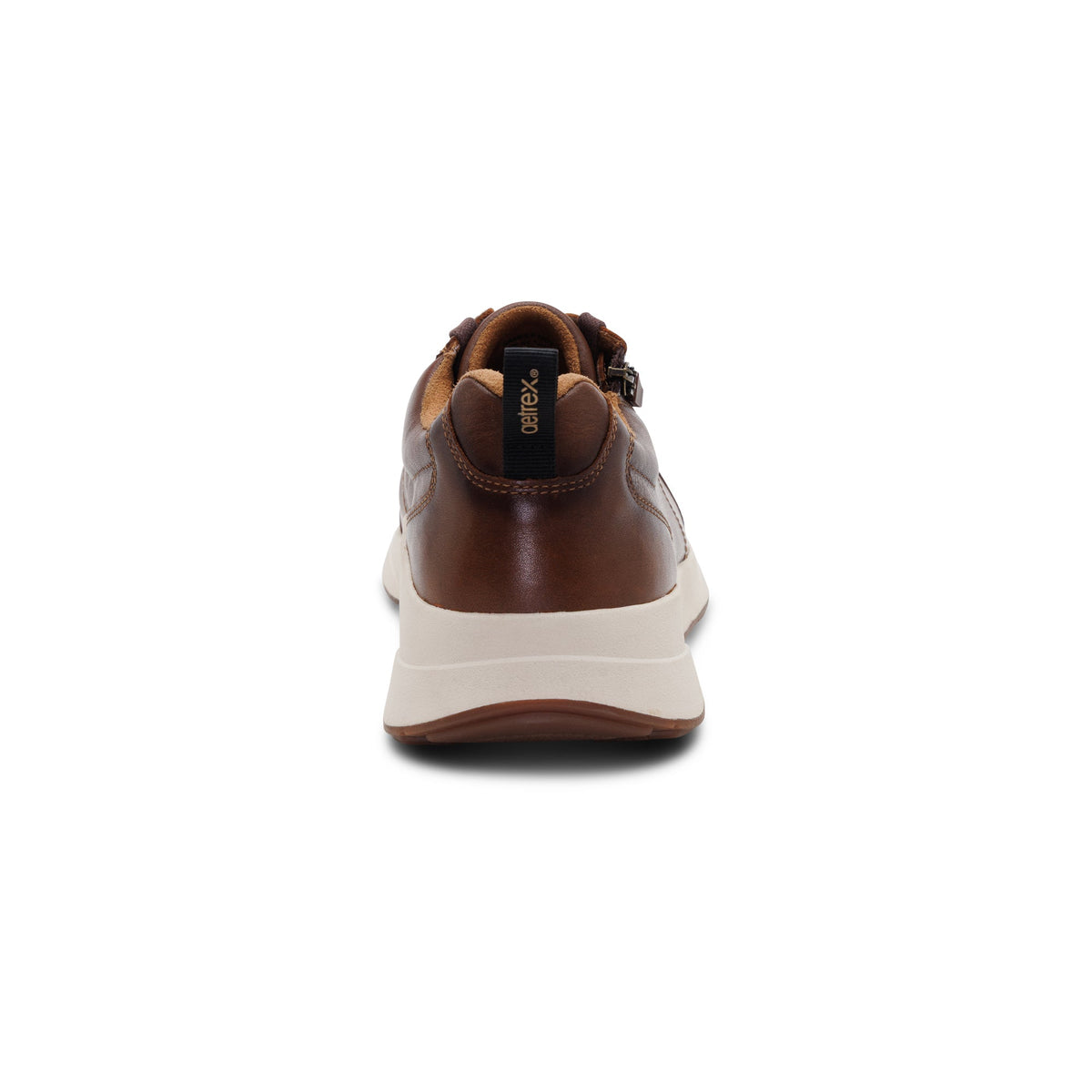 Aetrex Men's Arch Support Miles Sneakers Cognac