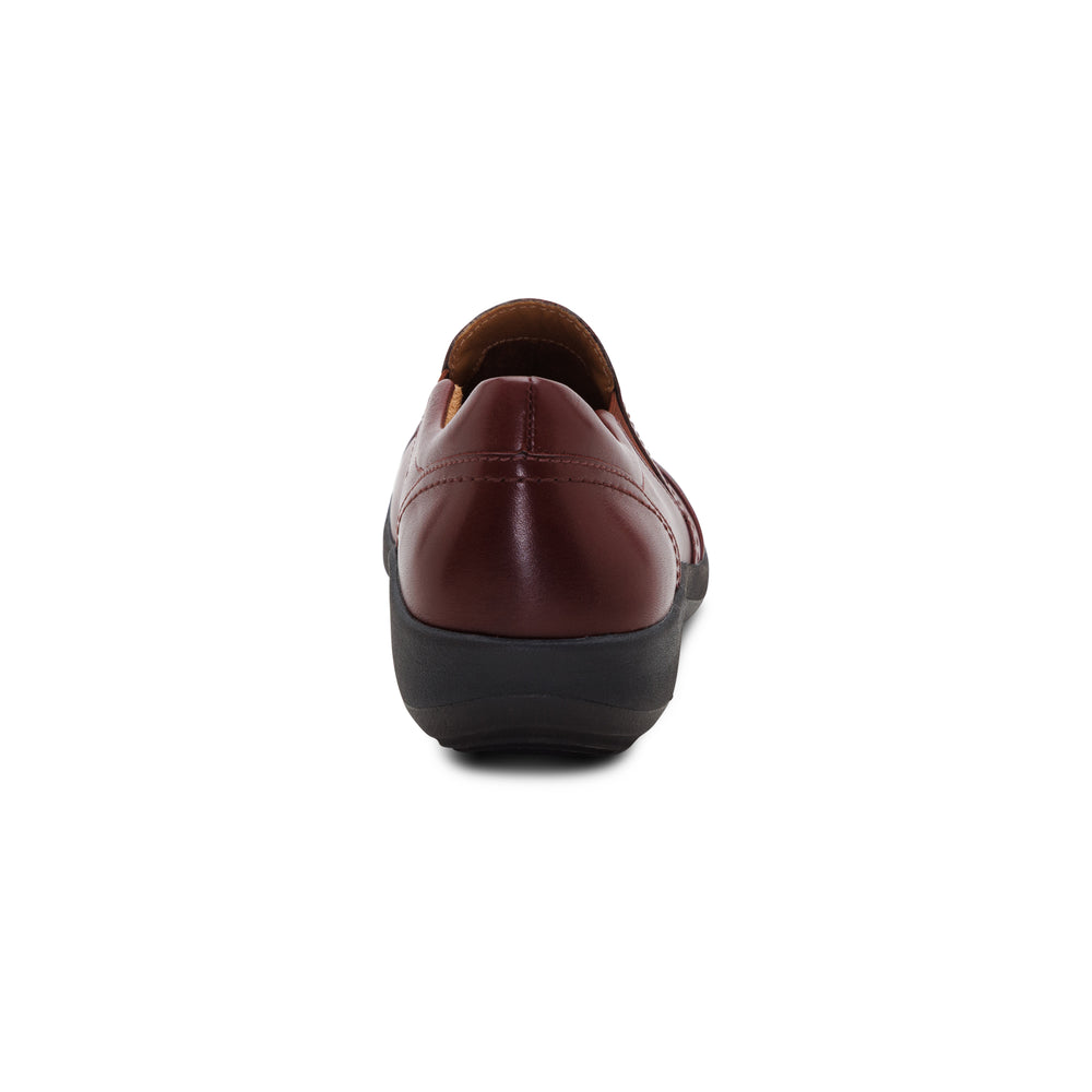 Aetrex Women's Helena Slip-On Shoes Burgundy
