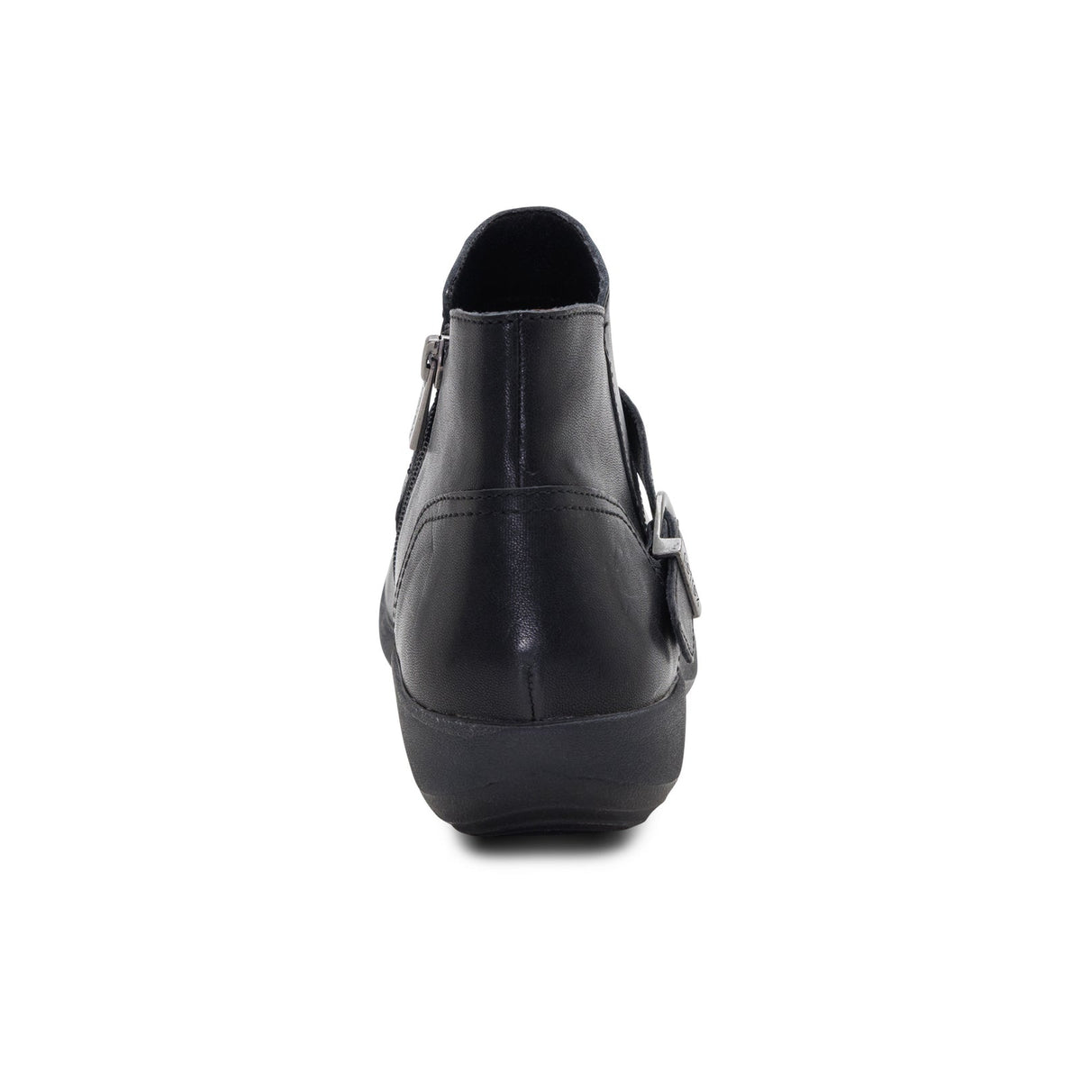 Aetrex Women's Leah Buckle Boot Black