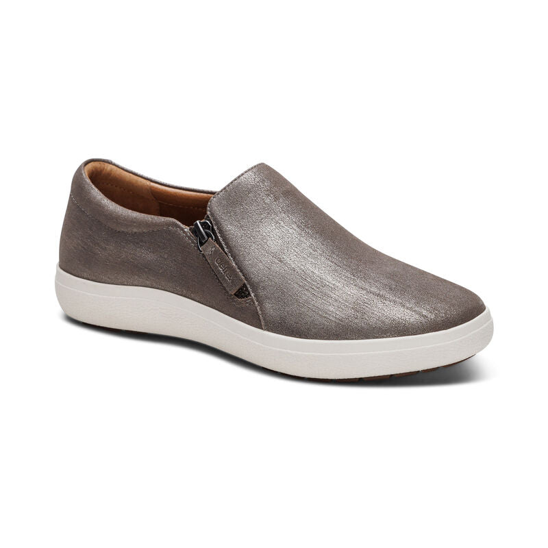 Aetrex Women's Jenna Brushed Silver
