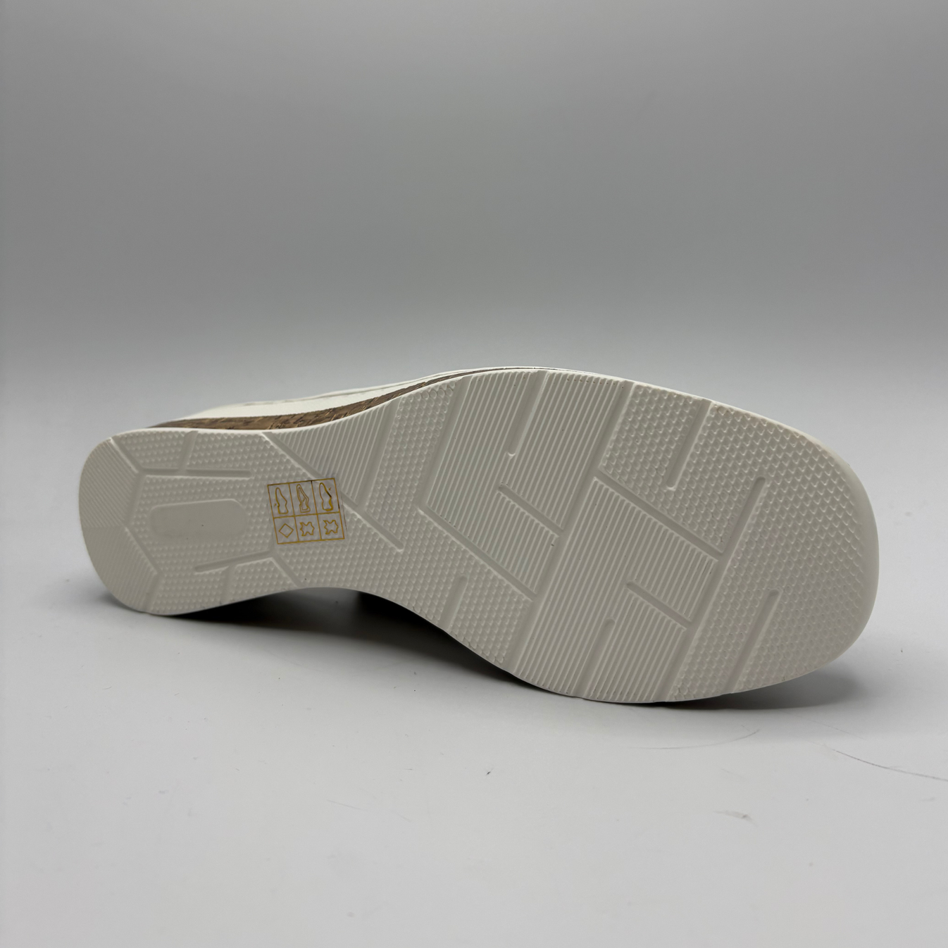 Cassini Women's Mammy Slingback Shoes Cream Zigzag