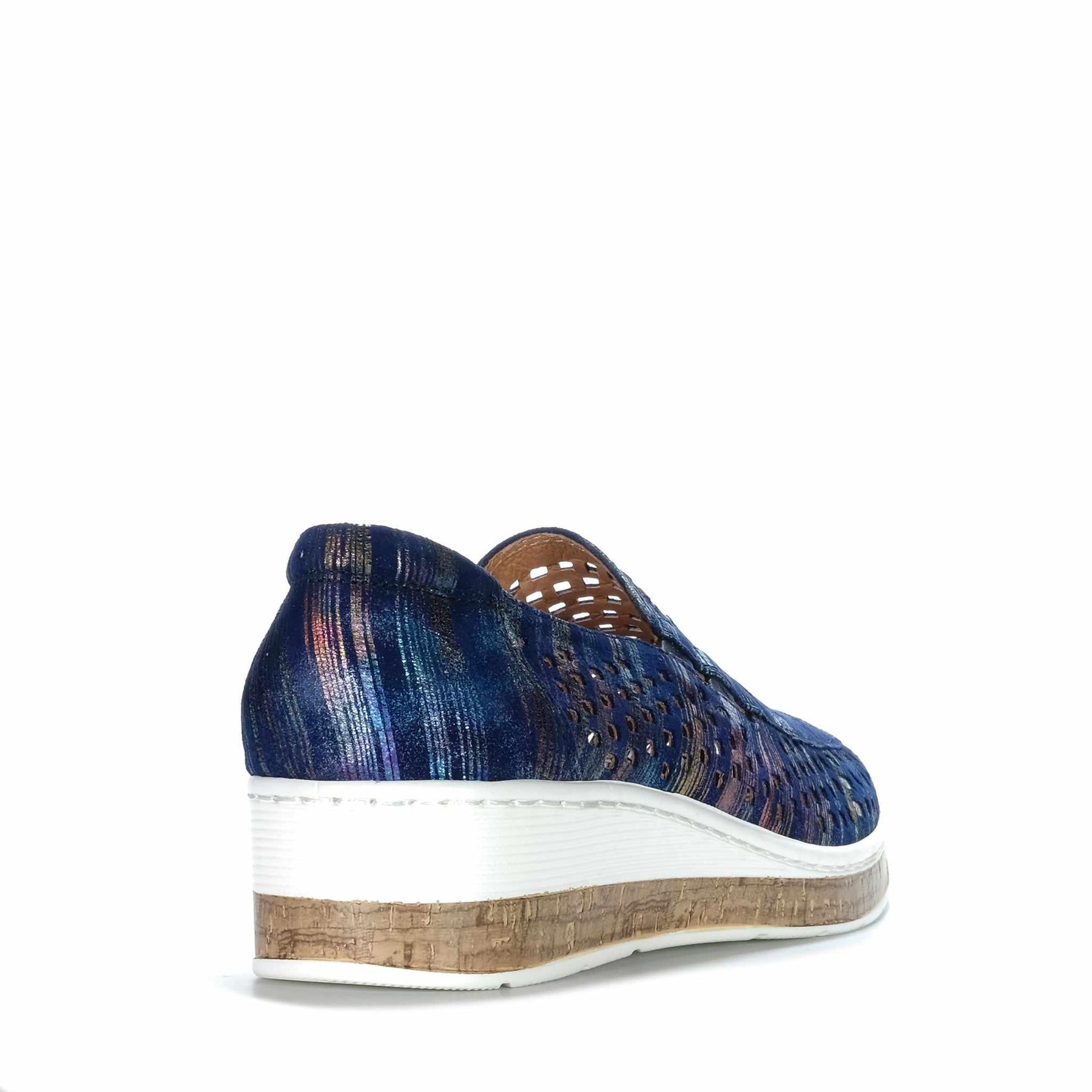 Cassini Women's Monkey Slip-On Navy Traffic