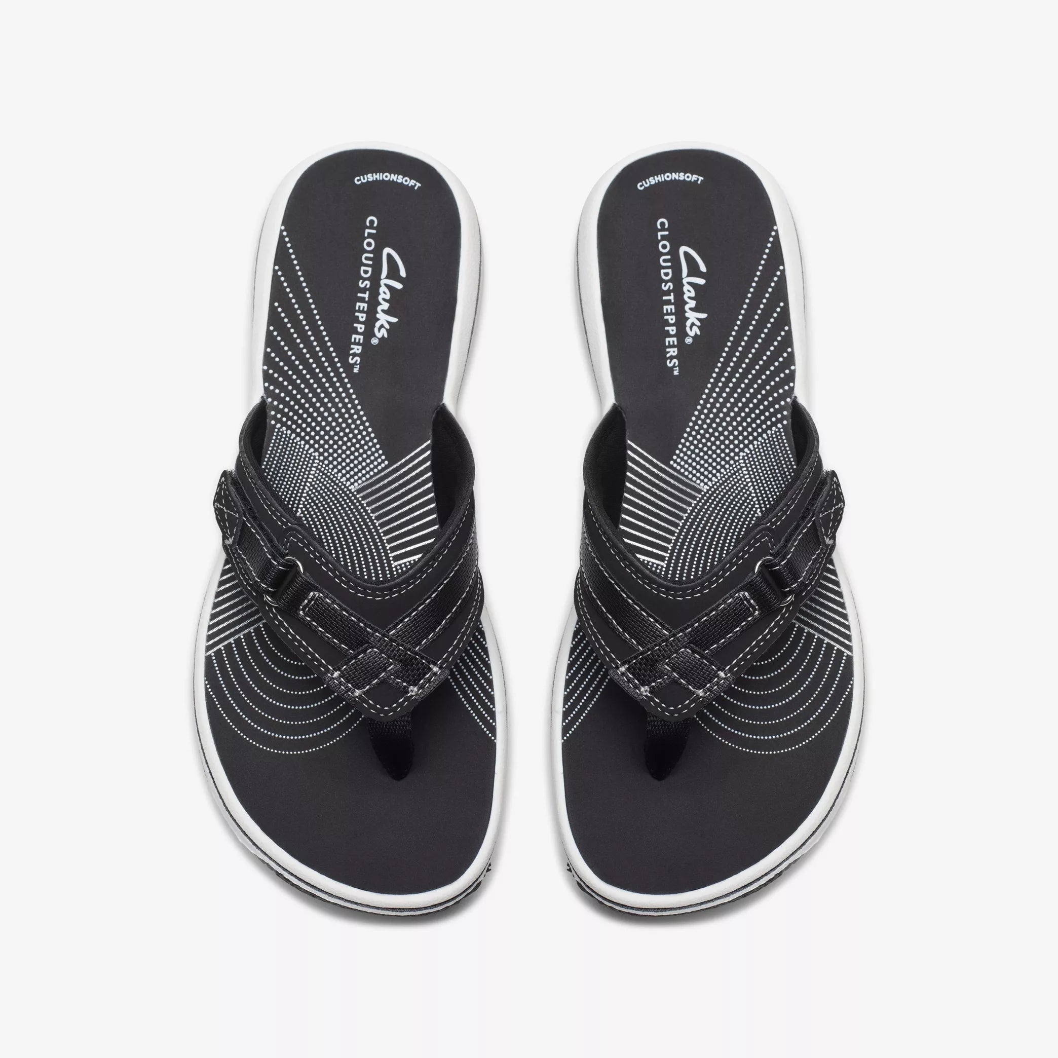 Clarks Women's Breeze Sea Sandals Black