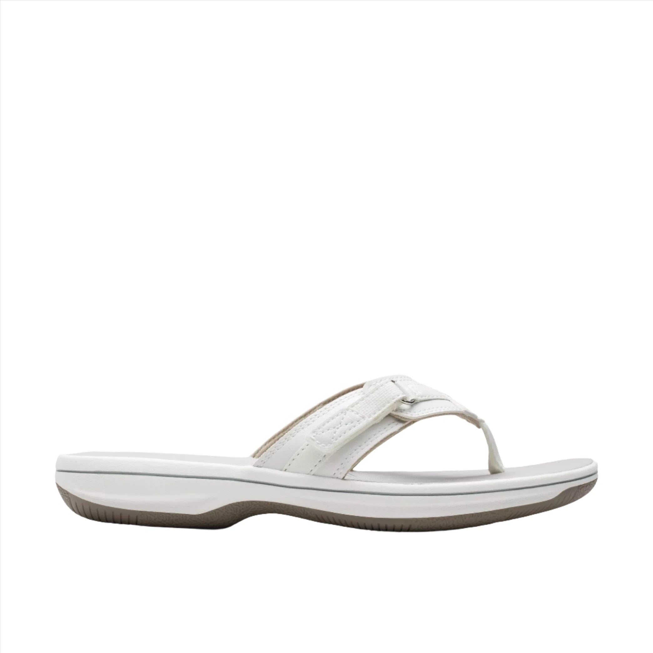 Clarks Women's Breeze Sea Sandals White